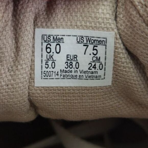 Vans Old Skool Stacked Platform Womens Sz 7.5 Beige White Canvas Sneakers Shoes - Picture 9 of 9